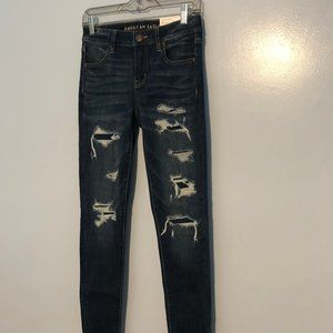 American Eagle Ripped Jeggings